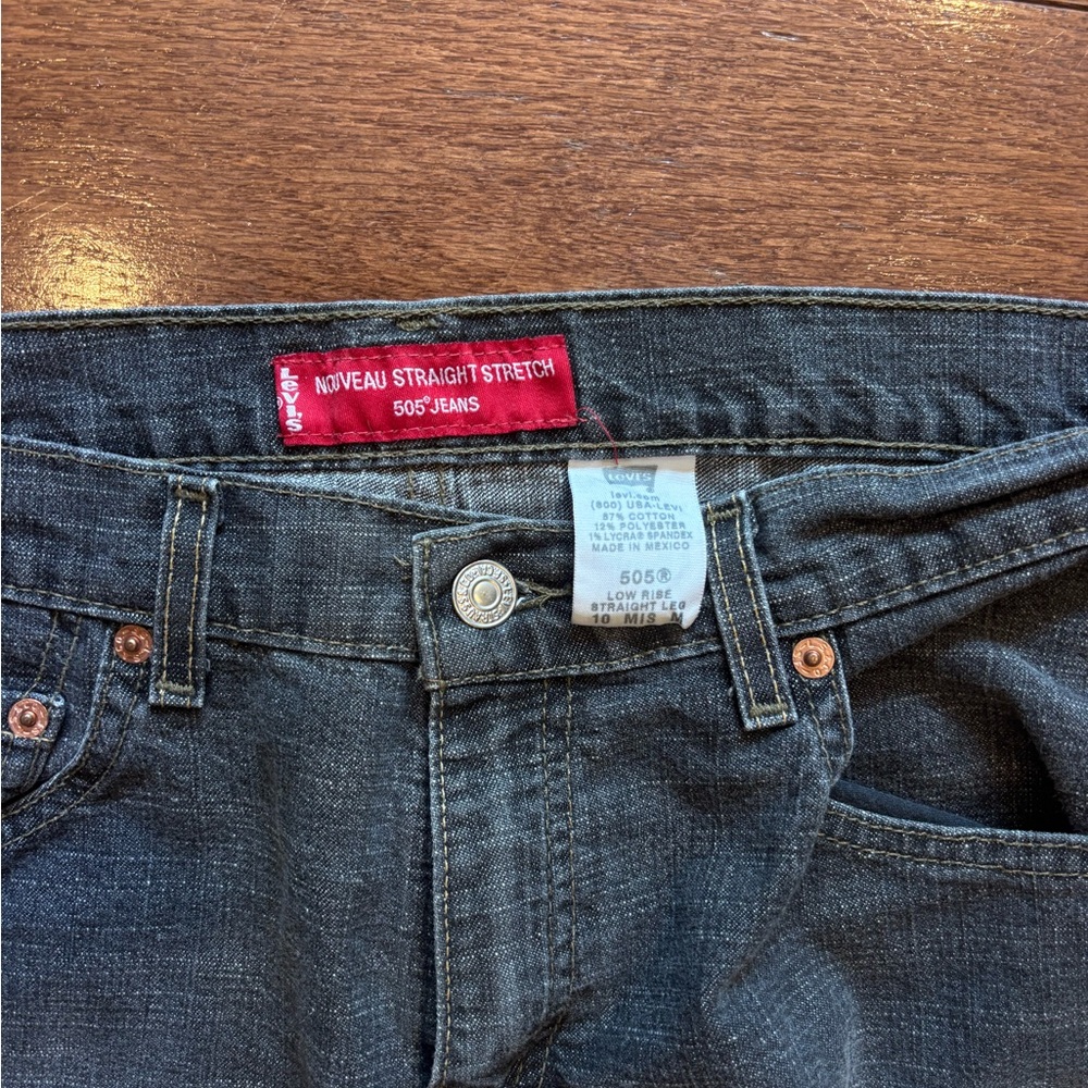Levi's Straight Stretch Jeans - Dark Blue